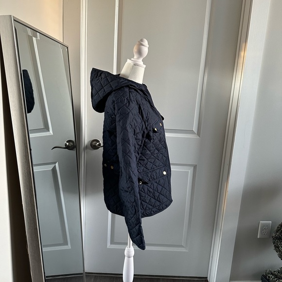 J.Crew Navy Quilted Field Jacket Size XS Like New - Picture 2 of 11